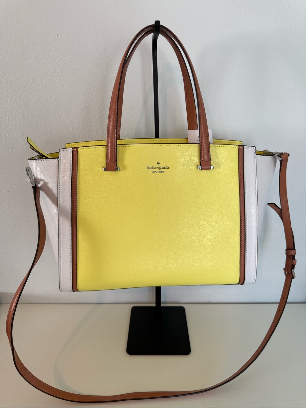 NWT Kate Spade Geraldine Satchel Limelight Multi